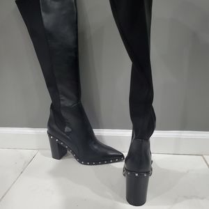 Charles by Charles David Studded Knee Boots